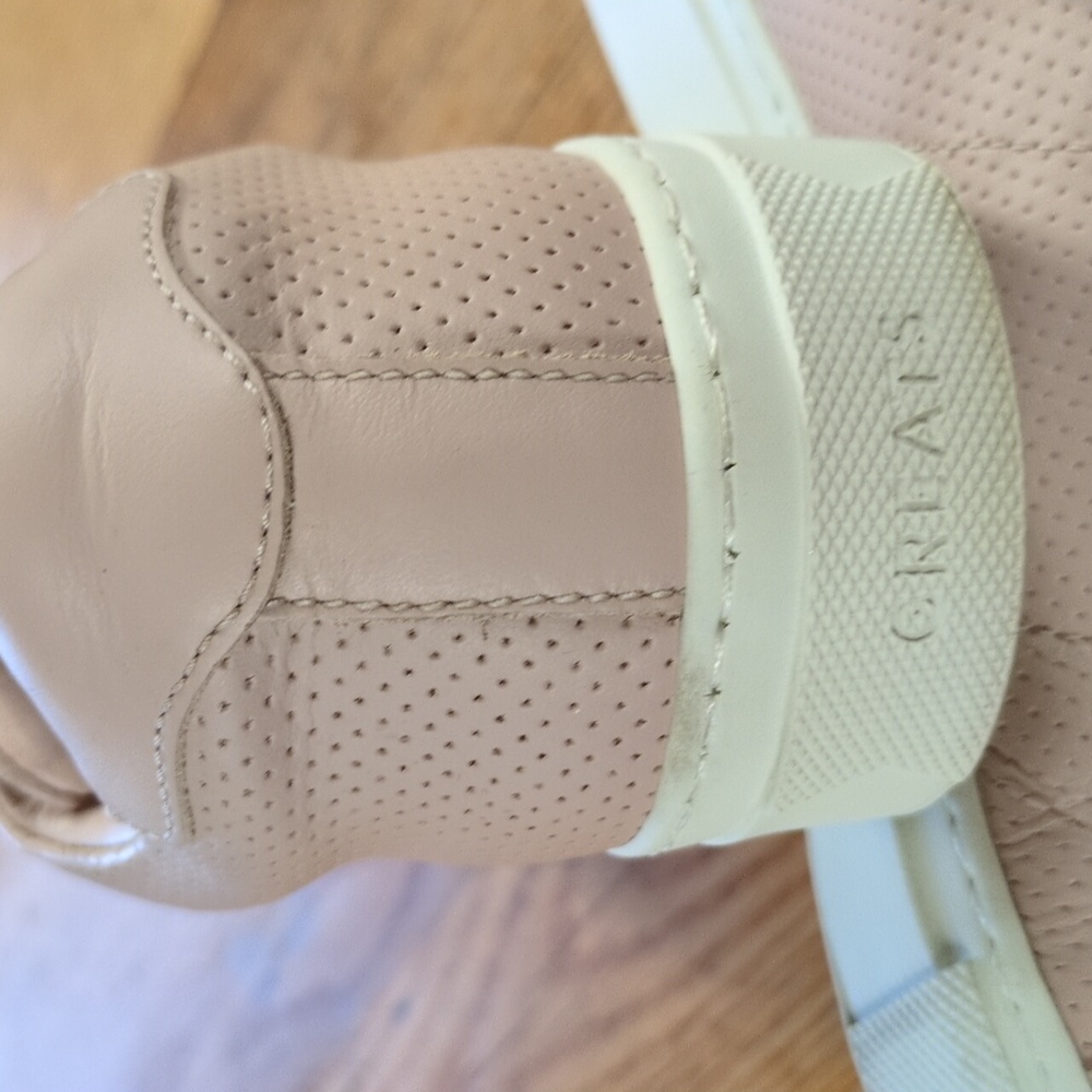 Greats Brooklyn Royale Pink Perforated Sneakers Size 9 - Picture 8 of 10